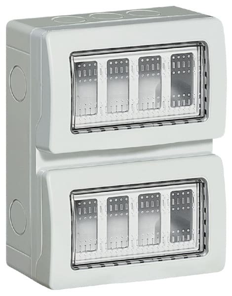 BTICINO S.P.A. - BTI25508V IDROBOX MATIX - CUSTODIA IP55 8P VERT