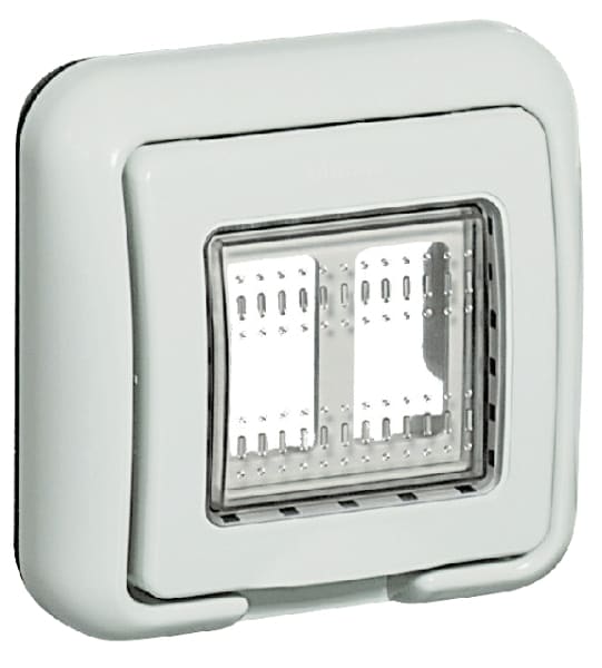 BTICINO S.P.A. - BTI25602 IDROBOX MATIX - COPERCHIO IP55 2P GRIGIO