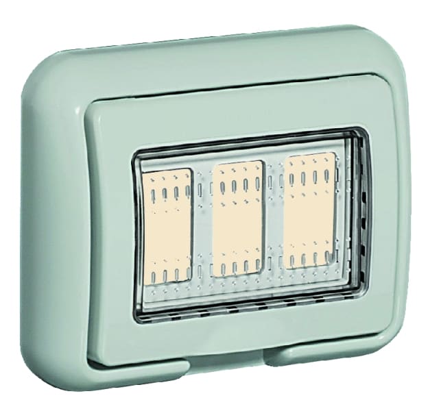 BTICINO S.P.A. - BTI25603 IDROBOX MATIX - COPERCHIO IP55 3P GRIGIO