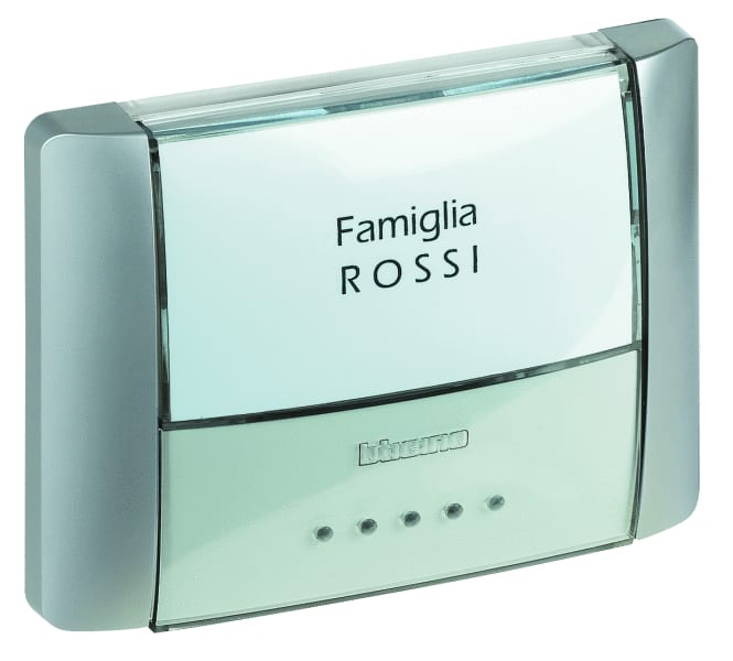 BTICINO S.P.A. - BTI26108T IDROBOX - PULSANTE TARGA IP55 TECH