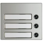 BTICINO - BTI332231 Frontbl. Ruftastmodul 3 T alu