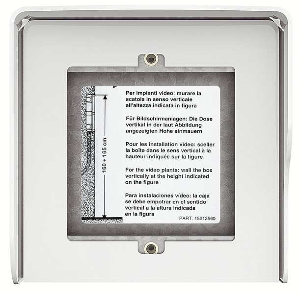 BTICINO BTI350612 1-moduliger Aufputzkasten, 1-reihig, Far