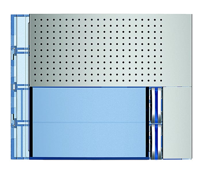 BTICINO S.P.A. - BTI351021 FRONTALE PORTER BASE 2 PULSANTI ALLMETAL