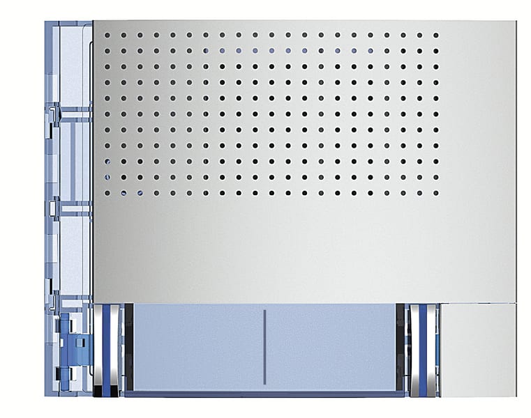 BTICINO S.P.A. - BTI351041 FR PORTER BASE 2PLS DOPPIA FILA ALLMETAL