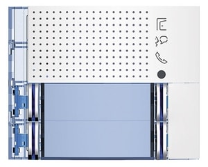 BTICINO BTI351182 FR PORTER 4PULSANTI DOPPIA FILA ALLWHITE