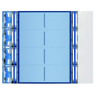 BTICINO - BTI352182 Frontblende Ruftastmodul 8Rt-D Allwhite