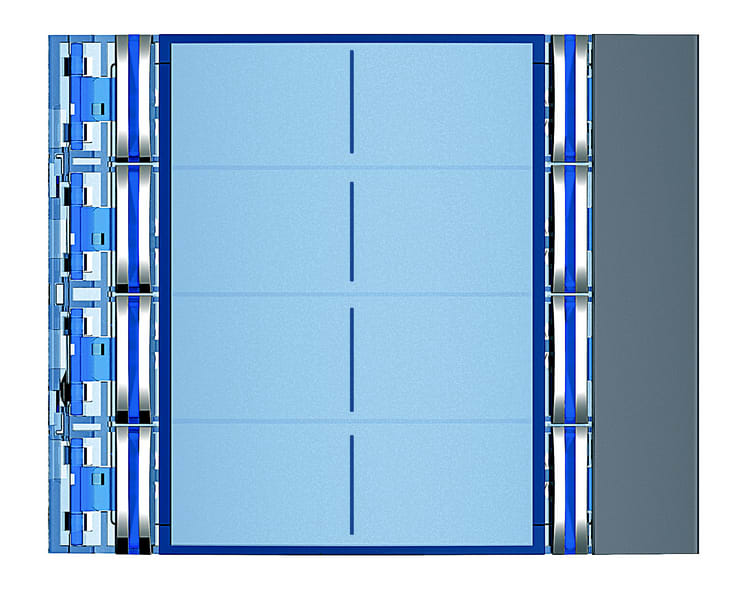 BTICINO BTI352183 Frontblende Ruftastmodul 8Rt-D Allstreet