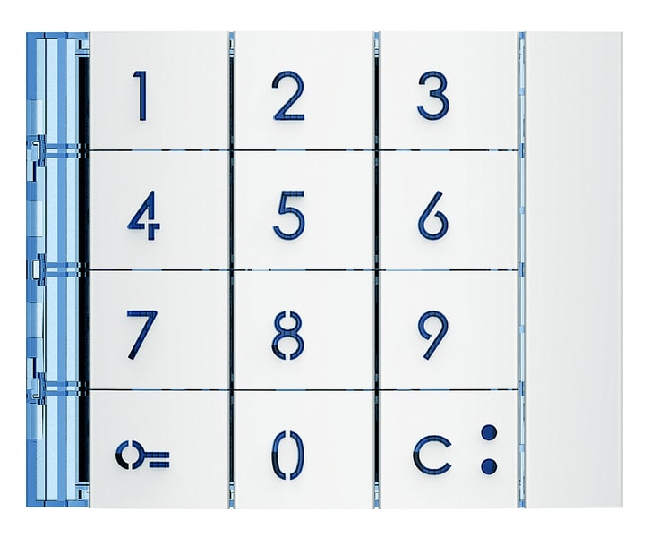 BTICINO BTI353002 Frontblende Zehnertastatur Allwhite