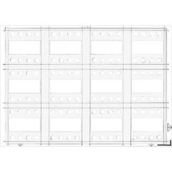 BTICINO S.P.A. - BTI3542 FOGLI A5 PER COMANDO 8 TASTI BIANCO