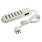 BTICINO - BTI3631DB SLIM6-PR.6 PR.10/16A 1,5M INT.BIANCO