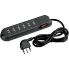 BTICINO - BTI3631GB SLIM6-PR.6X10/16A 1,5M INT.GRIGIO