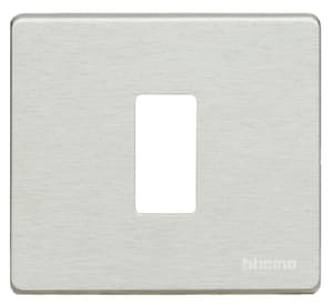 BTICINO S.P.A. - BTI500/1/AL MAGIC - PLACCA 1P SCATOLA TONDA ALLUMINI