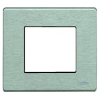 BTICINO - BTI500/2A/AL MAGIC - PLACCA 2P SCATOLA TONDA ALLUMIN