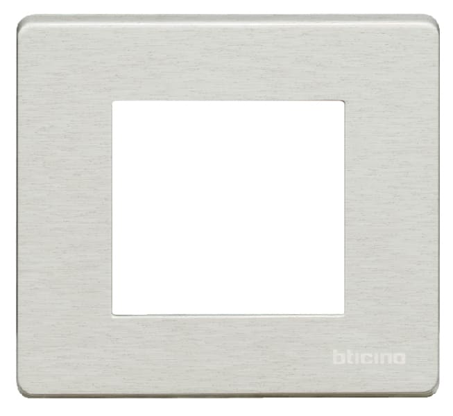 BTICINO S.P.A. - BTI500/2A/X MAGIC - PLACCA 2P SCATOLA TONDA OXIDAL