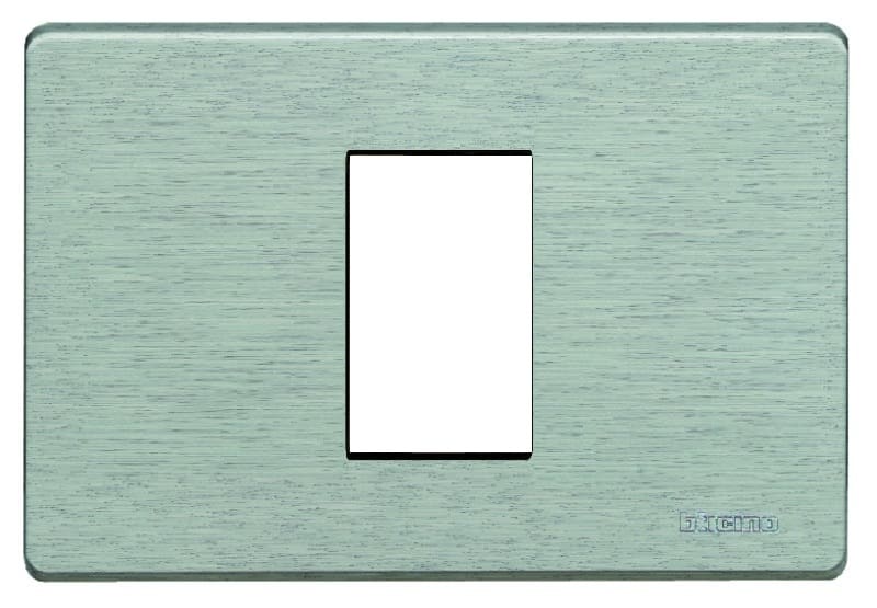 BTICINO S.P.A. - BTI503/1A/AL MAGIC - PLACCA 1P ALLUMINIO