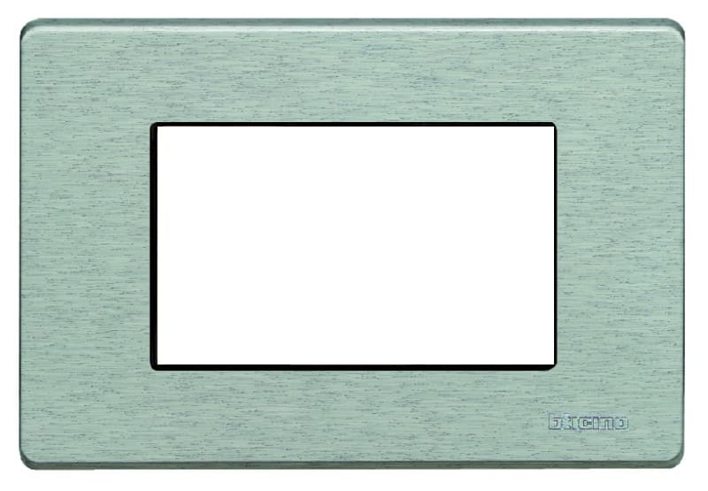 BTICINO S.P.A. - BTI503/3A/AL MAGIC - PLACCA 3P ALLUMINIO