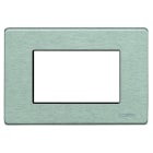 BTICINO - BTI503/3A/AL MAGIC - PLACCA 3P ALLUMINIO