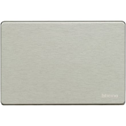 BTICINO S.P.A. - BTI503/0/AL MAGIC - PLACCA 2P CIECA ALLUMINIO