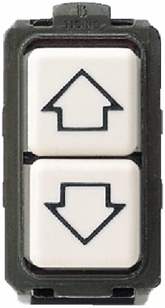 BTICINO BTI5055/1 MAGIC - 2 PULSANTI 10A CON FRECCE