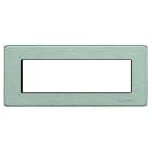 BTICINO - BTI506L/6A/AL MAGIC - PLACCA 6P ALLUMINIO