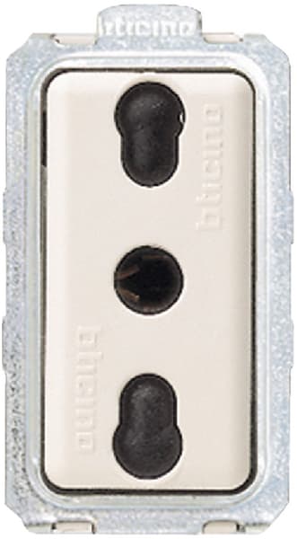 BTICINO S.P.A. - BTI5180 MAGIC - PRESA BIPASSO 2P+T 10/16A