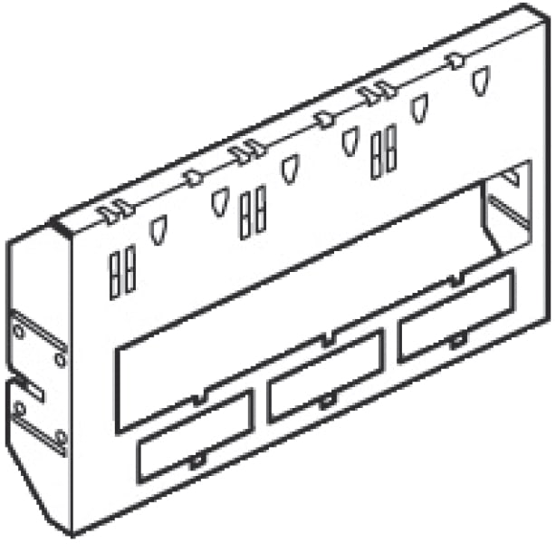 BTICINO BTI9082T/TN MAS - TELAIO ATT FIX POST M250 DIF L=850