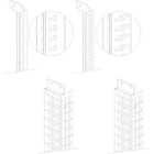 BTICINO - BTI91845/8MH MAS - PIASTRONE FUNZ X OMNIBUS L=850 P=6