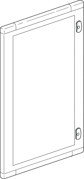 BTICINO S.P.A. - BTI92870V MAS MDX - PORTA VETRO 850X1400