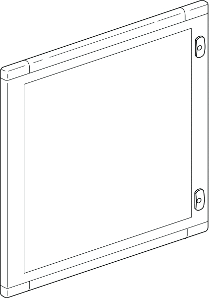 BTICINO S.P.A. - BTI92850V MAS MDX - PORTA VETRO 850X1000