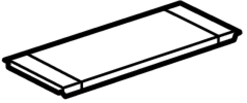 BTICINO S.P.A. - BTI93300PP MAS LDX 400 - PIASTRA PASSACAVI VANO EST