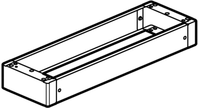BTICINO S.P.A. - BTI93800QZ MAS LDX 400 - ZOCCOLO 850X100