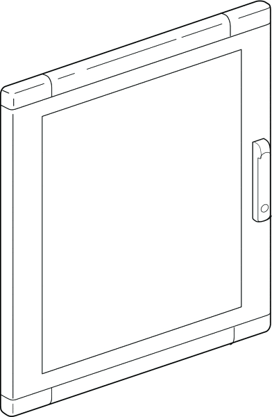 BTICINO S.P.A. - BTI93630V MAS LDX - PORTA VETRO 600X600