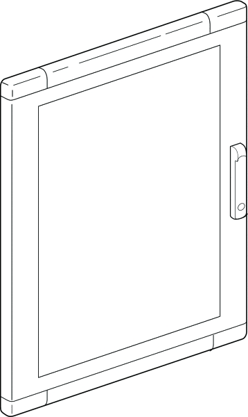 BTICINO BTI93640V MAS LDX - PORTA VETRO 600X800