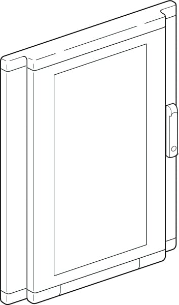 BTICINO S.P.A. - BTI93640VB MAS LDX - PORTA BOMBATA VETRO 600X800