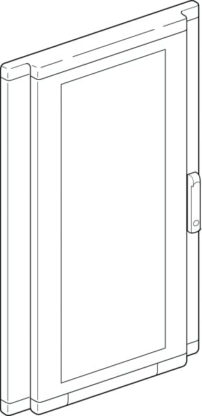 BTICINO S.P.A. - BTI93660VB MAS LDX - PORTA BOMBATA VETRO 600X1200