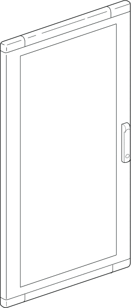 BTICINO BTI93670V MAS LDX - PORTA VETRO 600X1400