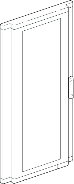 BTICINO S.P.A. - BTI93670VB MAS LDX - PORTA BOMBATA VETRO 600X1400