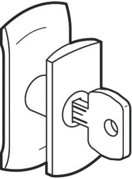 BTICINO S.P.A. - BTI93860S MAS - MANIGLIA A T QUADRI IP 40