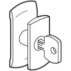 BTICINO - BTI93860S MAS - MANIGLIA A T QUADRI IP 40