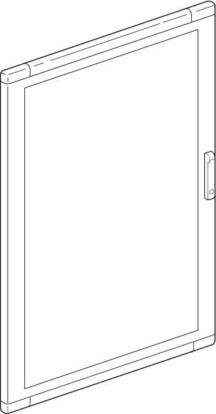 BTICINO BTI93880V MAS LDX - PORTA VETRO 850X1600