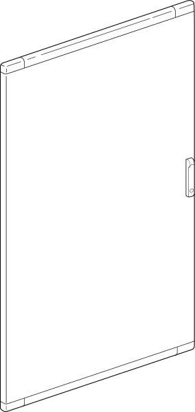 BTICINO S.P.A. - BTI93890L/10 MAS LDX - PORTA LAMIERA 850X2000