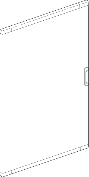BTICINO BTI93890L MAS LDX - PORTA LAMIERA 850X1800
