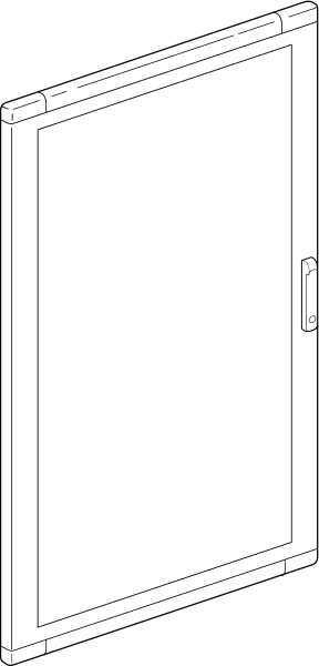 BTICINO S.P.A. - BTI93890V MAS LDX - PORTA VETRO 850X1800