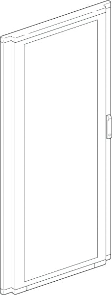 BTICINO S.P.A. - BTI93890VB/10 MAS LDX - PORTA BOMBATA VETRO 850X2000