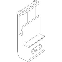 BTICINO BTI94000STP MAS SDX - SUPPORTO CENTRALE X TIFASTPETT