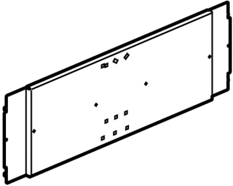 BTICINO S.P.A. - BTI9531PC/TN MAS - PIASTRA M250-400 L=600