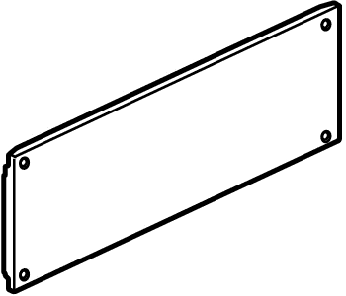 BTICINO S.P.A. - BTI9778Q MAS - PANNELLO 1/4 GIRO CIECO 850X100