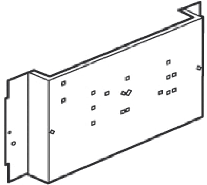 BTICINO S.P.A. - BTI9741P/04 MAS - PIASTRA M400-630 ORIZZANTALE L=850