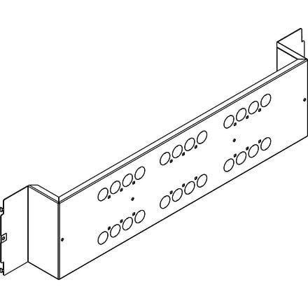 BTICINO S.P.A. - BTI9761P/W MAS - PIASTRA MW250 L=850