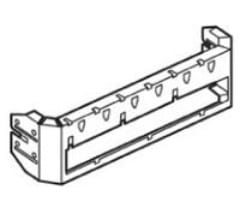 BTICINO S.P.A. - BTI9781TP/2TS MAS - PIASTRA ATT FISSI POST 2 M1600 L=8